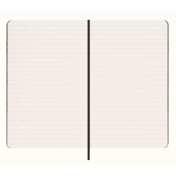 NWT Moleskine Silk Notebook Large, ruled, hard cover, with gift box, Bordeaux - Picture 5 of 7